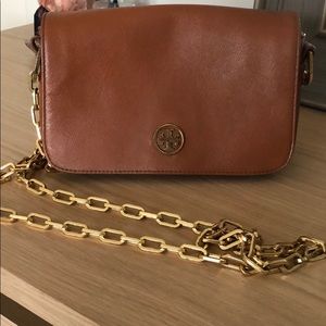 Tory Burch leather chain handbag